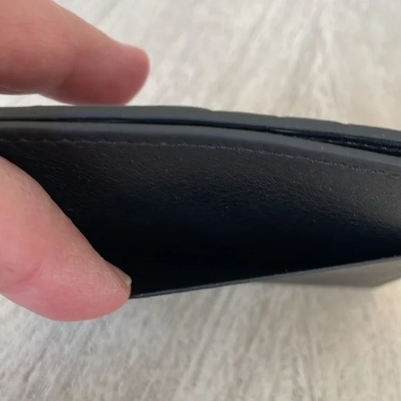 Rick Owens Leather Square Card Holder